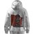 BULL CLOTHING Stylish Mens Hoodie with Urban Ninja Red Black Painter Design, Perfect for Casual Outings 