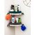 360 Rotating Bathroom Corner Shelf  Multipurpose Wall-Mount Plastic Rack for Kitchen & Bathroom