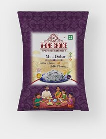 A-ONE CHOICE Mini Duber 5kg Basmati Rice Extra Long Grain, Naturally Aromatic, Fluffy Texture  Non-Sticky Rice