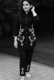 UFC  BLACK COLOR CO-ORD SET-000113