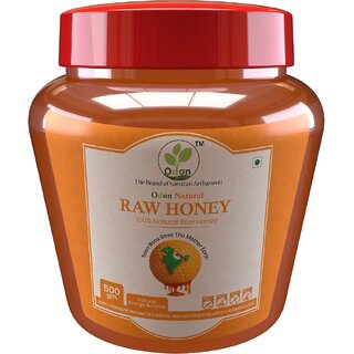 Odon Natural Raw Honey 500g - Pure Organic Honey for Immunity and Energy