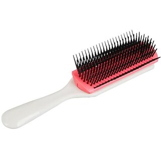 Professional Hair Styling Comb Set: Tail Comb, Nine-Row Comb, Rib Comb for Effortless Styling and Grooming (Black Handle White Teeth Comb)