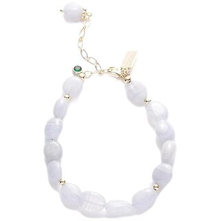 Colorful Agate Beaded Bracelet for Women, Crystal Candy Color Friendship Bracelet, Red Agate Gift Jewelry (Gray Agate Bracelet)