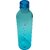CeePoo Borosilicate Glass Water Bottle 500ml  Leak-Proof BPA-Free Motivational Bottle with Time Markers (Blue)