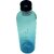 CeePoo Borosilicate Glass Water Bottle 500ml  Leak-Proof BPA-Free Motivational Bottle with Time Markers (Black)