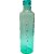 CeePoo Borosilicate Glass Water Bottle 500ml  Leak-Proof BPA-Free Motivational Bottle with Time Markers (Green)