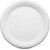 10 Inch Sugarcane Bagasse Plain Round Plates - 20 Pcs