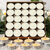 Diwali home decor candles Pack of 100 wax candle home decor items decor candle Candle(White, Pack of 100)