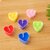 Romantic Tea Light Candles, Soy Wax, Scented, 5-6 Hours Burn Time, Decoration Item For Home, Valentine Candles, Heart Shape Tea Light Candles Set Of 10 (Multi Color)