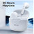 Tecsox Nano Airbuds On Ear Tws White Bluetooth (White, True Wireless)