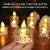 12Pcs LED Tea Light Candles  Flameless  Smokeless Acrylic Diyas  Battery-Operated  Warm White 3cm Candles for Diwali