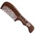 Sandalwood Scalp Massage Comb for Women, Anti-Static Volumizing Hair Brush with Medium Teeth, Ideal for Head Massage and Hair Care (14cm Lotus Dragonfly Comb)