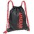 MACKAR Drawstring Backpack - Stylish Rope Closure Sports Bag (Black)