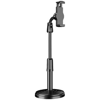 Adjustable Phone Stand for Live Streaming Flexible, Universal Bedside & Desktop Holder, Multi-Function Lazy Bracket for Smartphones (Telescopic Length 30cm)