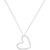 18K Gold Stainless Steel Necklace Chic Heart Design, Tarnish-Free Statement Piece (X445 Gold Titanium Steel)