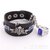 Anime Inspired Black Butler Eye of Horus Punk Bracelet - Trendy Gothic Wristband Accessory (Black)