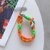 Versatile Phone Case Accessories: Colorful Dual-Lock Lanyard with Decorative Card (Popular Pattern Mix, Dopamine Short Strap)