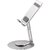 360 Rotatable Aluminum Alloy Phone Tablet Stand, Foldable Desktop Holder for Hands-Free Viewing & Live Streaming (033 Silver)