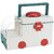 Large First Aid Kit Box with Handle, Portable Medical Storage Organizer for Home, Car, Travel, and Emergency Use (Green)