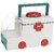 Large First Aid Kit Box with Handle, Portable Medical Storage Organizer for Home, Car, Travel, and Emergency Use (Green)