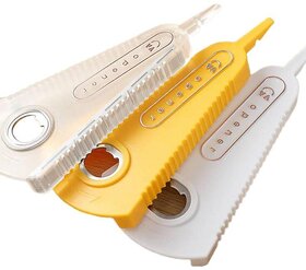 Japanese Style Multi-Function Can Opener & Jar Lid Remover Easy Twist Bottle and Can Opener for Home Use (Small-Yellow)