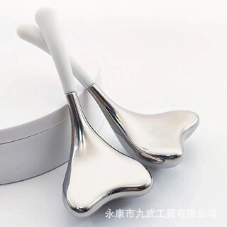 Stainless Steel Wine Chilling Stick with Pourer Rapid Cooling and Aeration for Red and White Wine (Fish Tail Single OPP White)