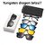 (Pack of 1) TR90 Magnetic Clip-On Polarized Sunglasses for Men and Women, Night Vision Driving Glasses, Square Frame Prescription-Compatible