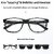 (Pack of 1) TR90 Magnetic Clip-On Polarized Sunglasses for Men and Women, Night Vision Driving Glasses, Square Frame Prescription-Compatible