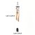 6-Tube Black Wind Chime 22-inch Spinning Solid Wood Outdoor Decor Hanging Door Gift (TL-088 Gold Tube Square Wood Piece, Height 75cm Diameter 8.5cm)