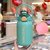 Stainless Steel Insulated Water Bottle with Straw, 850ml Large Capacity, Portable Sports Bottle for Gym & School, Customizable Engraving (Pink, 850ml)