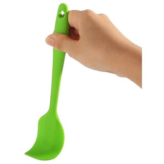35g Mini Silicone Spatula for Baking, Small Cake Scraper & Frosting Spreader for DIY Decorating (Red)