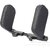 Ergonomic Car Neck Pillow - Memory Foam Headrest Support for Driving & Travel Comfort (4.0 Black, Package Size 23.5 x18 x7cm)