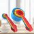 5-Piece Plastic Measuring Cups and Spoons Set, PP Kitchen Measuring Scoops with Easy-Read Markings (Style 1)