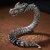 Men's Vintage Dragon Bracelet - Bold, Stylish, and Sophisticated (E139 Small Dragon, 18cm)
