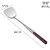 Professional Stainless Steel Spatula with Extra Long Wooden Handle - Durable Kitchen Cooking Utensil Set (304 Oak Stir Fry Spatula)