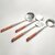 304 Stainless Steel Cooking Utensil Set with Long Wooden Handles, Includes Wok Spatula and Soup Ladle, Durable Kitchen Tools for Home and Chef Use (201 Stainless Steel, Wood Handle Chef Spatula)
