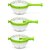 Salad Spinner Fast Vegetable Dryer and Washer, Kitchen Centrifugal Dehydrator with Strainer Basket (Color box packaging green)