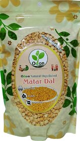 Odon Natural Cold Press Matar Dal - High Protein Unpolished Lentils