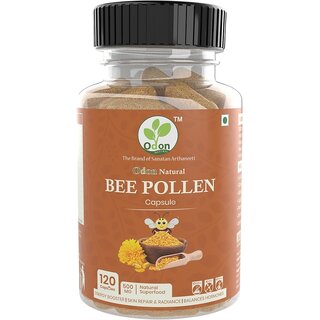 Odon Natural Bee Pollen Capsules - Immunity Booster  Women's Health Supplement