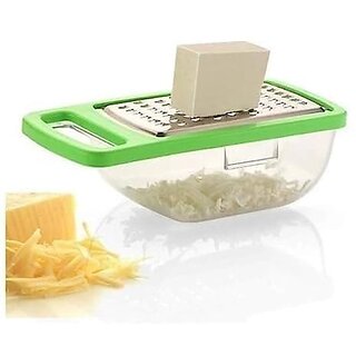 Premium Stainless Steel Cheese Grater  Effortless Shredding and Slicing for Kitchen & Cooking
