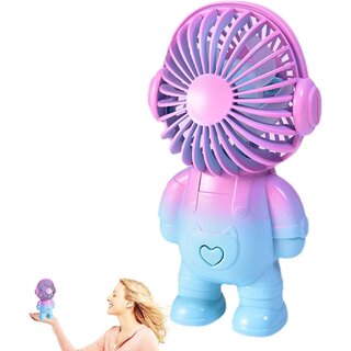 Buy Handheld Fan for Kids Rechargeable Desk & Travel Fan, Portable and ...