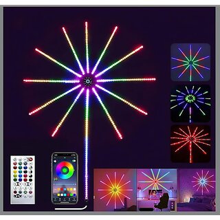 Dhamija Fireworks LED Strip Light 5V-USB Bluetooth Voice Control and Remote Control