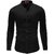 Mens White Slim Fit Formal Shirt with Stand-Up Collar  Stylish  Versatile for Business, Weddings  Events