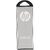 HP 64GB USB 2.0 Pen Drive  Silver Metal Case, Compatible with Laptops & Desktops