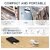 Portable Food Bag Sealer with Cutter & Magnet - Mini Sealing Machine for Snacks & Travel (Black)