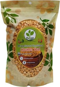 ODON NATURAL Cold Press Chana Dal - Unpolished High Protein Dal for Healthy Living and Culinary Delights