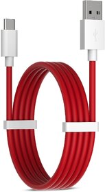 Digimate Red Alert Hight Quality USB to Type C, Support Upto 65W Fast Charging Cable (DG-DC-C-RD-1003, Red)