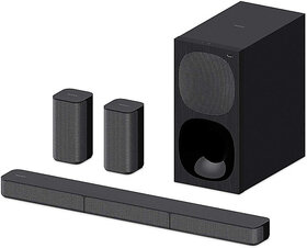 SONY HT-S20R 5.1ch Home Theatre with Dolby Digital, Subwoofer, Rear Speakers, 400 W Bluetooth Soundbar(Black, 5.1 Channel)
