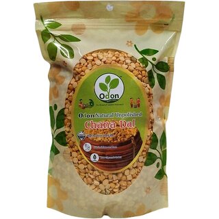 ODON NATURAL Cold Press Chana Dal - Unpolished High Protein Dal for Healthy Living and Culinary Delights