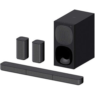 SONY HT-S20R 5.1ch Home Theatre with Dolby Digital, Subwoofer, Rear Speakers, 400 W Bluetooth Soundbar(Black, 5.1 Channel)